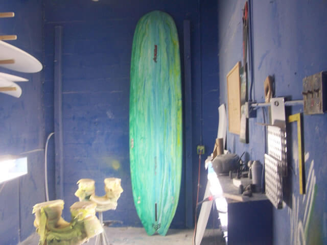 Custom surfboard glassing Outer Banks NC