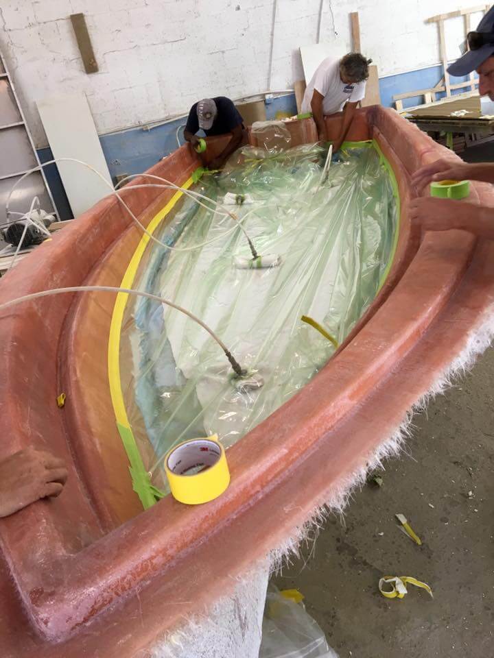 Custom fiberglass fabrication and lamination Outer Banks NC