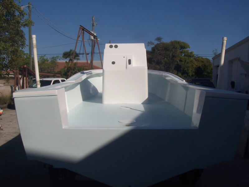 Fiberglass boat hull repair Outer Banks NC