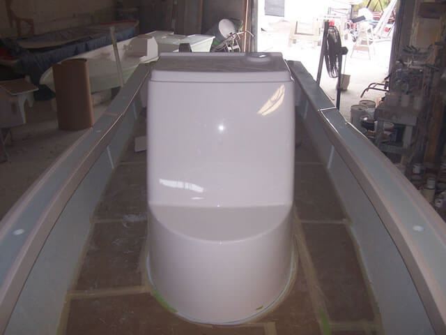 Fiberglass hull repair OBX Kill Devil Hills