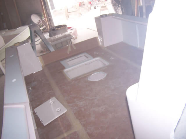 Structural hull repair and gelcoat restoration OBX