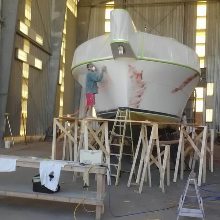 Professional gelcoat refinishing and color restoration OBX